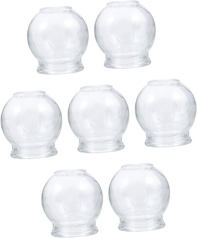 7pcs Cupping Glass Cupping Therapy Device for Physical Therapy Chinese Tool Suction Cups in Saudi Arabia
