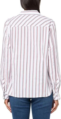Tommy Hilfiger Womens Long Sleeve Button Up Roll Tab Sportswear Top in Saudi Arabia