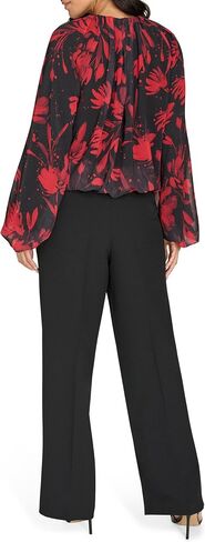 Calvin Klein Women's Printed Long Sleeve Blouse in Saudi Arabia