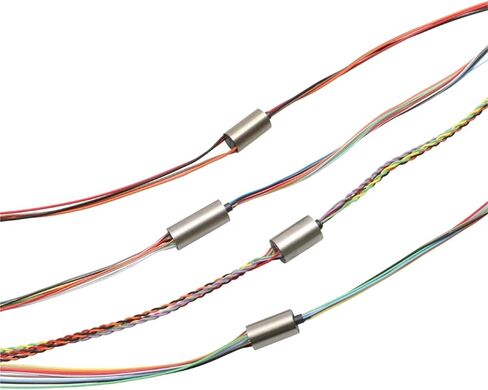 1PCS Visual Anchor Fish Slip Ring Dia.6/6.5/7.5mm 2/4/8/12CH 1A 2A Slipring Conductive Rotating Joint for RC UAV PTZ Gimbal(Dia.6.5mm 2CH 1.5A) in Saudi Arabia