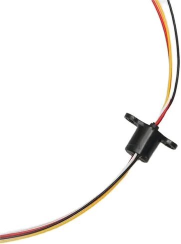 MINI موصل Slipring DIA.8.5mm 4ch الأسلاك 1A فرشاة كهربائية جمع حلقة الانزلاق 200 دورة في الدقيقة موصل دوار الجهد 36 فولت in Saudi Arabia