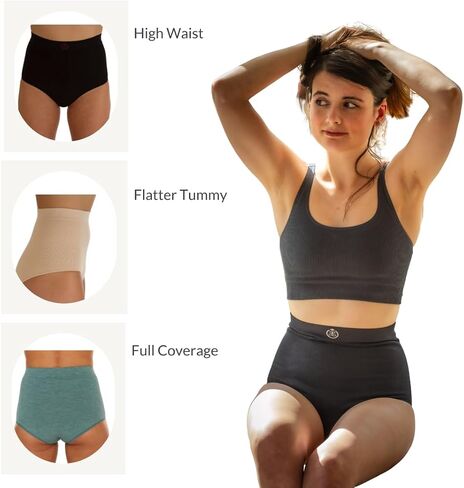 High Waist Ostomy Underwear for Women | Level 1 - Light Support in Saudi Arabia