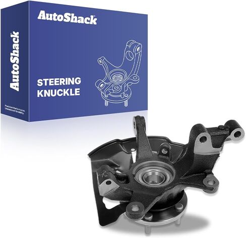 AutoShack Front Left Steering Knuckle for 2007-2012 Mazda CX-7 2007-2015 CX-9 2.3L 2.5L 3.5L 3.7L V6 AWD FWD | Driver Side | Wheel Bearing Hub Assembly Replacement KN798417 in Saudi Arabia