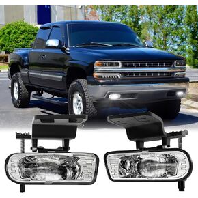 LED Fog Lights DOT 5202 Bulbs Bumper Fog Lamps Assembly for Chevy Silverado 2007-2015/Avalanche 2007-2013/Suburban 2007-2015/Tahoe 2007-2015/GMC Yukon Pick Up w/Off-Road in Kuwait