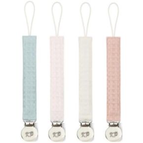 Pacifier Holder Pacifier Clips 3 Pack,Soft Fabric Strap, Silky Plush Pacifier Leash for boy and Girl 3 Pack … in Kuwait