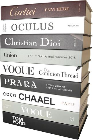 Ptshadow 3 PCS كتب زخرفية جمالية أنيقة كتاب Faux مجموعة لديكور الغرفة ، ديكور القهوة ديكور المنزل الحديثة in Kuwait