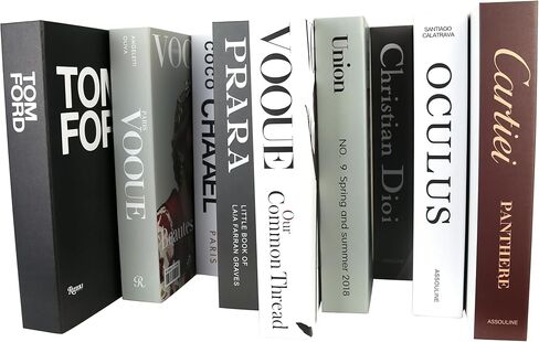 Ptshadow 3 PCS كتب زخرفية جمالية أنيقة كتاب Faux مجموعة لديكور الغرفة ، ديكور القهوة ديكور المنزل الحديثة in Kuwait