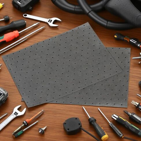 100pack ، رمادي ، 9.8 "× 13" وسادات امتصاص الزيت. منصات امتصاص للخدمة الشاقة لإكسسوارات المرآب ، الطابق السفلي ، إصلاح السيارات ، التحكم في التسرب وحماية الأرضيات. تمتص بسرعة الزيت ، سائل التبريد ، وانسكابات الماء in Kuwait