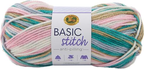 Lion Brand Yarn Basic Stitch Anti Pilling Yarn, Skein Tones Beech in Saudi Arabia