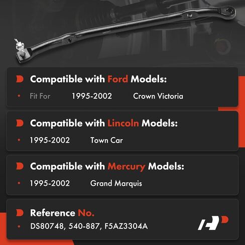 A-Premium Front Cenering Center Link ، متوافق مع Ford Crown Victoria & Lincoln Town Car & Mercury Grand Marquis ، 1995-2002 in Saudi Arabia