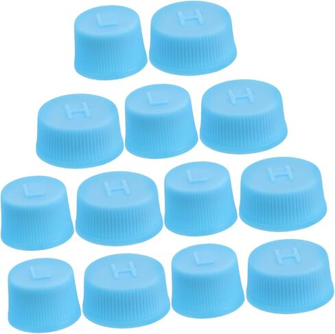 20Pcs Valve Core Dust Caps for Systems Durable High Low Pressure Protective Covers for Automotive Air Conditioning Systems Easy Installation Protection in Saudi Arabia