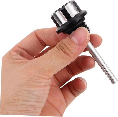 Motorcycle Oil Fill Gauge High Precision Aluminum Engine Oil Level Indicator Compatible with Various Motorcycle Models Stylish Design for Accurate Measurements in Saudi Arabia