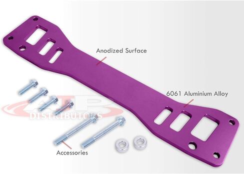 موزعي AJP JDM SPORT BILLET Aluminium Red الخلفية الخلفية السفلى التعليق التحكم في الإطار الفرعي الدعم الذراع الدعم أدوات التعادل المتوافقة/استبدال RSX DC5 CIVIC SI EP3 K20 2002 2003 2004 2006 in Kuwait