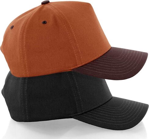 Daxton Men Original Trucker Hat Cotton Twill with Adjustable Snapback 5 Panel A-Frame Cap in Kuwait