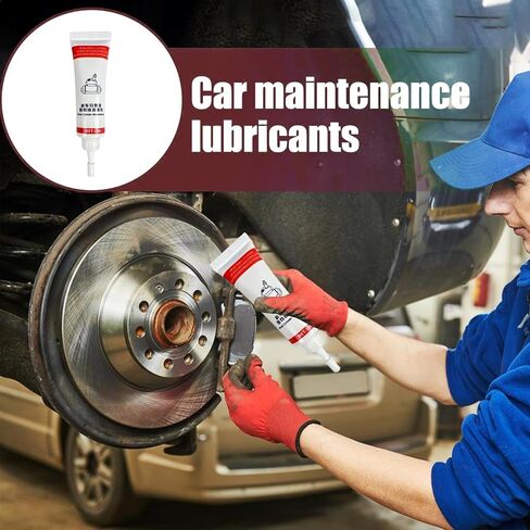 Brake Pin Grease, Heat Resistant Eliminating Squeal Brake Grease, Long-Lasting Moisture Proof Car Lubrication Protection for Smooth Quiet Braking Performance in Saudi Arabia