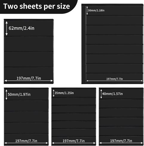 120 Pockets Stamp Album - Mixed Sizes Double-side Pages Artificial Leather Postage Stamp Holder Storage Book for Currency Banknotes Paper Folding Money Bills Documents Collection Black AS03MX1BK in Saudi Arabia