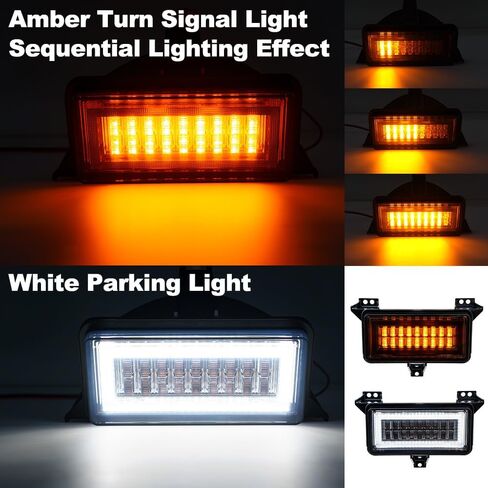 NJSBYL LED LED أضواء إشارة الدوران لعام 1983-1986 C10 K10 C20 K30 K30 C1500 K1500 C2500 K2500 شاحن in Saudi Arabia