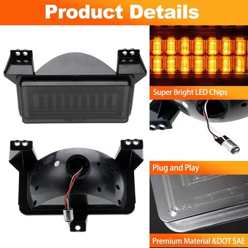 NJSBYL LED LED أضواء إشارة الدوران لعام 1983-1986 C10 K10 C20 K30 K30 C1500 K1500 C2500 K2500 شاحن in Saudi Arabia