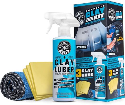 Chemical Guys Complete Clay Kit, Paint Restoration Kit for Cars, Trucks, SUVs, & More in Saudi Arabia