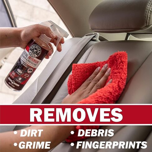 Chemical Guys Total Interior Cleaner & Protectant 2 Pack 16 oz Each Black Cherry Scent All-in-One Interior Cleaner for Leather, Vinyl, Plastic, Glass, Carpet & More in Saudi Arabia