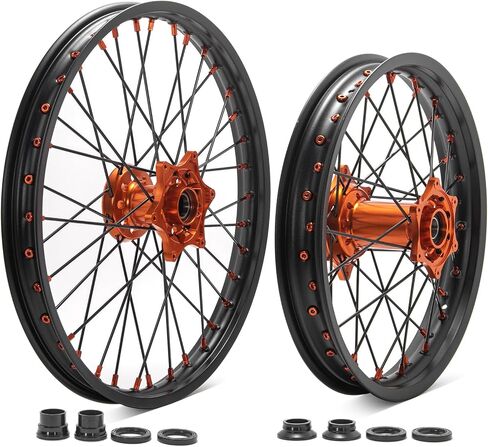 TOFR 21 "/18" CNC عجلات ماطوفة مجموعة Excf EXC SX XC-W SXF SXS XC-F 125-540 لـ HUSABERG لـ BETA لغاز الغاز لـ Sherco لـ Alpha 2003-2024 in Saudi Arabia