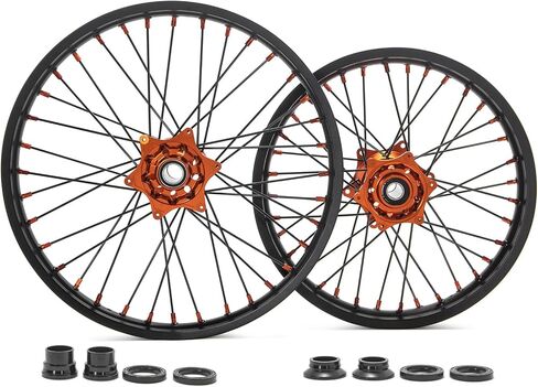TOFR 21 "/18" CNC عجلات ماطوفة مجموعة Excf EXC SX XC-W SXF SXS XC-F 125-540 لـ HUSABERG لـ BETA لغاز الغاز لـ Sherco لـ Alpha 2003-2024 in Saudi Arabia