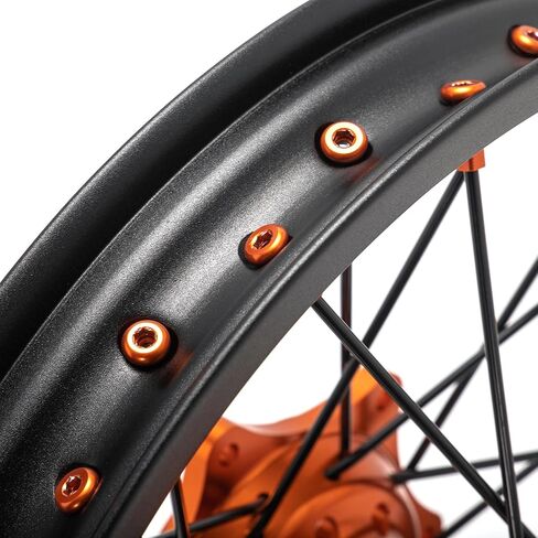 TOFR 21 "/18" CNC عجلات ماطوفة مجموعة Excf EXC SX XC-W SXF SXS XC-F 125-540 لـ HUSABERG لـ BETA لغاز الغاز لـ Sherco لـ Alpha 2003-2024 in Saudi Arabia