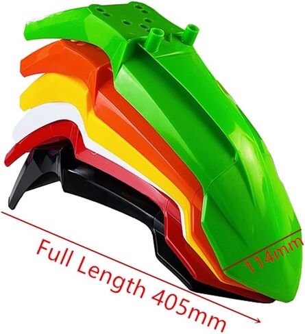 Motorcycle Front Fender 405mm/15.94in Mudguard for KTM65 BD27 KTM50 SX 50cc-250CC Mini Motorcross Dirt Bike (White) in Kuwait