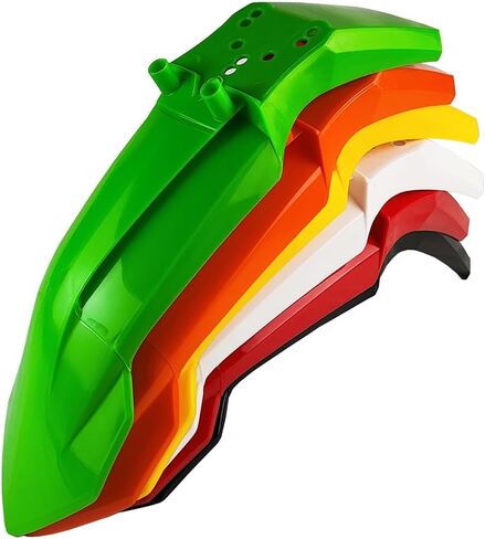 Motorcycle Front Fender 405mm/15.94in Mudguard for KTM65 BD27 KTM50 SX 50cc-250CC Mini Motorcross Dirt Bike (White) in Kuwait