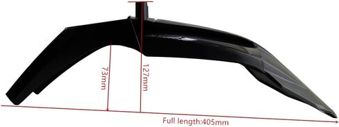 Motorcycle Front Fender 405mm/15.94in Mudguard for KTM65 BD27 KTM50 SX 50cc-250CC Mini Motorcross Dirt Bike (White) in Kuwait