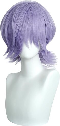 Demonio Hunters Costume Wig for Mystery Saja,Pop Animated Characters Wigs Long Hair Wig,Purple in Kuwait