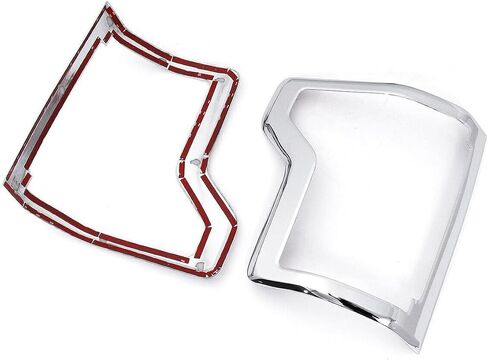 Chrome Rear Tail Light Lamp Frame Cover Trim Accessories for Ford for F150 2015-2020 CRTLLFCTFFF2A in Saudi Arabia
