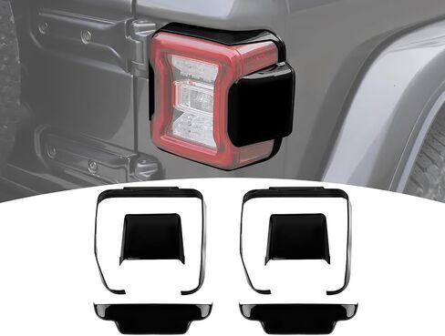 for Jeep JL Tail Light Cover Trim Panel for Jeep Wrangler JL JLU 2018-Present Orange Exterior Accessories 6pcs in Saudi Arabia