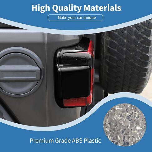 for Jeep JL Tail Light Cover Trim Panel for Jeep Wrangler JL JLU 2018-Present Orange Exterior Accessories 6pcs in Saudi Arabia