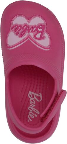 Barbie Toddler Girls Lightweight Slip-On Slogs-أحذية صيفية قابلة للتعديل للأطفال-صندل اللعب الصديقة للمياه in Saudi Arabia