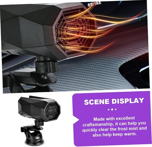 Cabilock 1pc Portable Auto Heater and Defogger for Vehicle Windshield Fast Heating Easy Installation Efficient Defrosting Tool for Cars Trucks and Suvs in Saudi Arabia