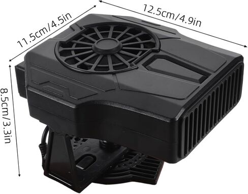 Cabilock Car Mounted Heater 12v/120w Portable Defroster Windshield Ice Remover Auto Auxiliary Heater for Cold Weather in Saudi Arabia