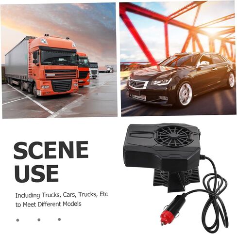 Cabilock Car Mounted Heater 12v/120w Portable Defroster Windshield Ice Remover Auto Auxiliary Heater for Cold Weather in Saudi Arabia