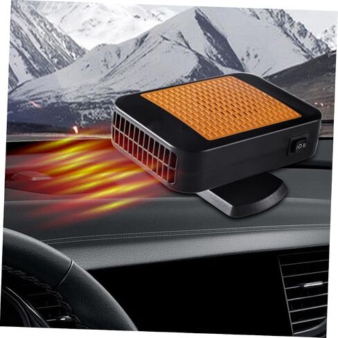 Cabilock 1PC Car Car Hearster Heater Fan Windshield المحمولة لاستخدام التصميم المدمج لسهولة التثبيت في تدفق الهواء الموفر للطاقة in Saudi Arabia