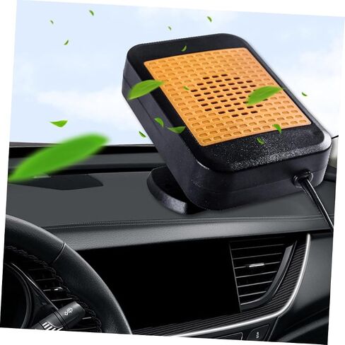 Cabilock 1PC Car Car Hearster Heater Fan Windshield المحمولة لاستخدام التصميم المدمج لسهولة التثبيت في تدفق الهواء الموفر للطاقة in Saudi Arabia