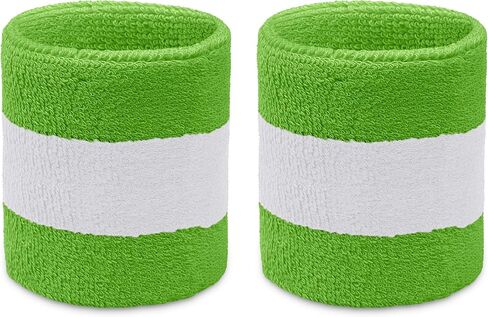 COUVER Sweatband Set Sports Headband Wristband Set Terry Cloth Moisture Wicking Sweat Absorbing Wrist Sweatbands Head Sweatband in Kuwait