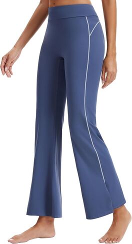 VME High Waisted Yoga Pants with Pockets - Tummy Control Workout Running Yoga Legging for Women in Saudi Arabia