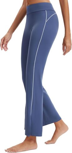 VME High Waisted Yoga Pants with Pockets - Tummy Control Workout Running Yoga Legging for Women in Saudi Arabia