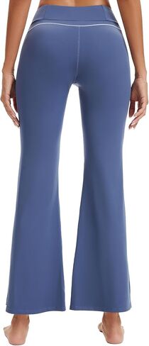 VME High Waisted Yoga Pants with Pockets - Tummy Control Workout Running Yoga Legging for Women in Saudi Arabia