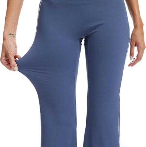 VME High Waisted Yoga Pants with Pockets - Tummy Control Workout Running Yoga Legging for Women in Saudi Arabia