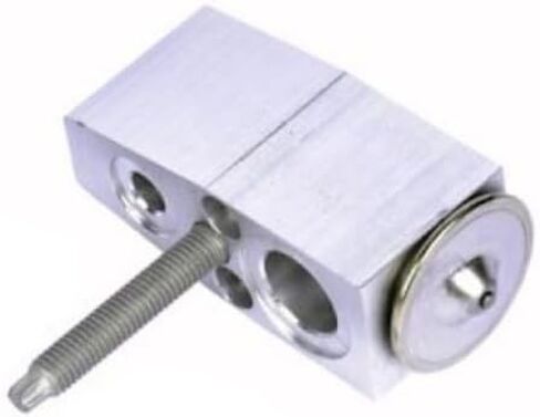 KarParts360 For Cadillac ATS 2013-2019 Thermal Expansion Valve Set | Aluminum Natural | Female Liquid Outlet and Inlet Fitting | Female Suction Outlet and Inlet Fitting in Saudi Arabia