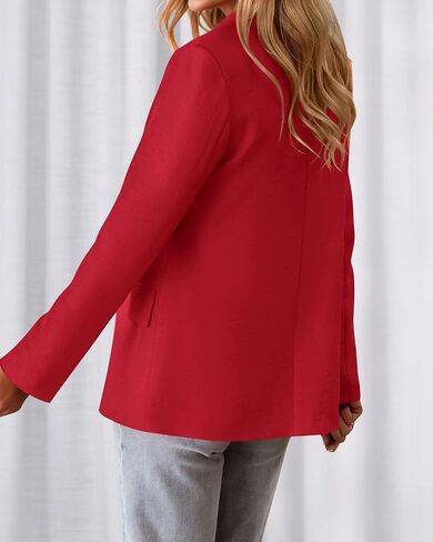 BTFBM Blazers for Women Business Casual 2025 Fall Clothes Label Open Front Long Sleeve Work Office Sup in Kuwait