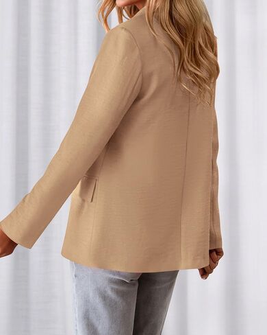 BTFBM Blazers for Women Business Casual 2025 Fall Clothes Label Open Front Long Sleeve Work Office Sup in Kuwait