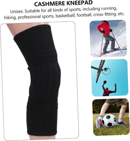 Thermal Cashmere Kneepad Men Women Leg Warmer Sleeve for Winter Relief Activity Support in Saudi Arabia