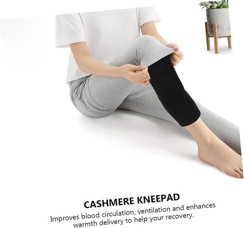 Thermal Cashmere Kneepad Men Women Leg Warmer Sleeve for Winter Relief Activity Support in Saudi Arabia
